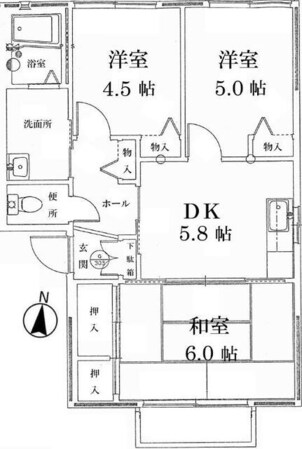 姫路駅 バス15分  新在家下車：停歩5分 1階の物件間取画像